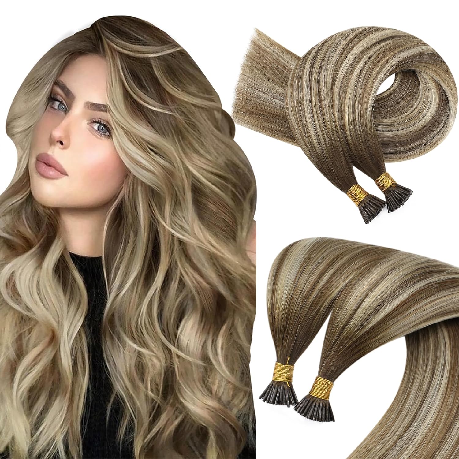Sunny Hair I Tips Balayage Brown 20inch