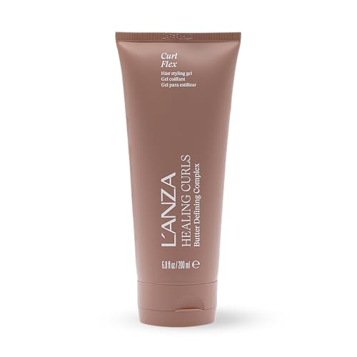 L'ANZA Healing Curls Leave-In Styling Range, Curl-Defining Cream, Treatment & Memory Flex Gel for Curly Hair, Hydrates, Anti-Frizz, Soft Hold, Color Safe Anti-Humidity Strengthening Care, Sulfate Free