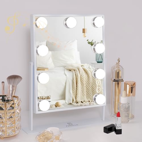 FENCHILIN White Hollywood Vanity Mirror