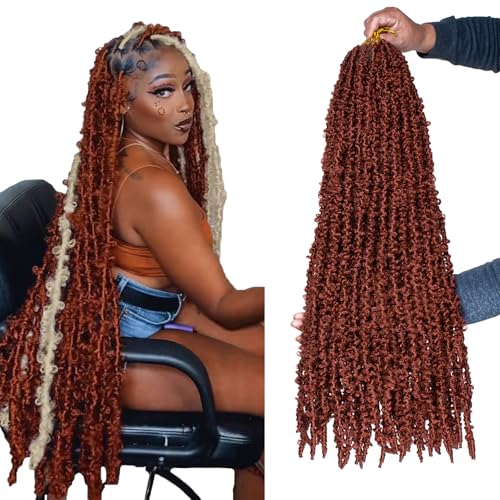 ZRQ Copper Red 30 Inch Butterfly Locs