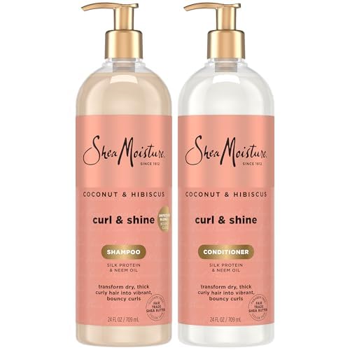 SheaMoisture Coconut & Hibiscus Shampoo & Conditioner