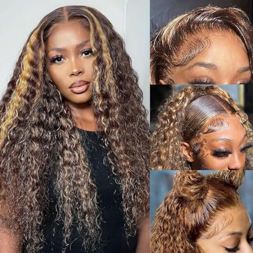 Aveiyce Highlight Ombre 13x4 Lace Front Wig