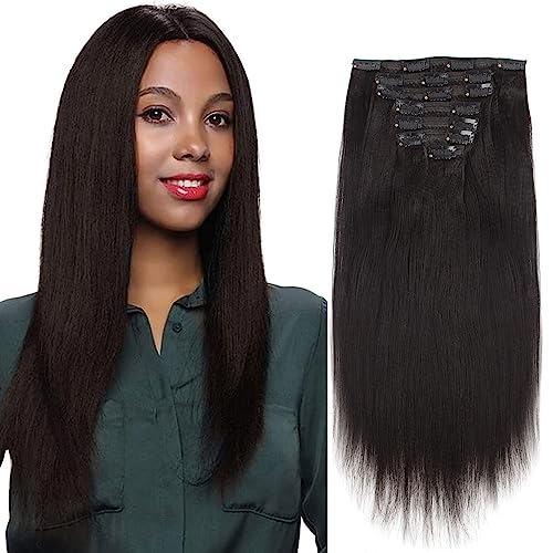 ABH AMAZINGBEAUTY HAIR Yaki Straight Clip In