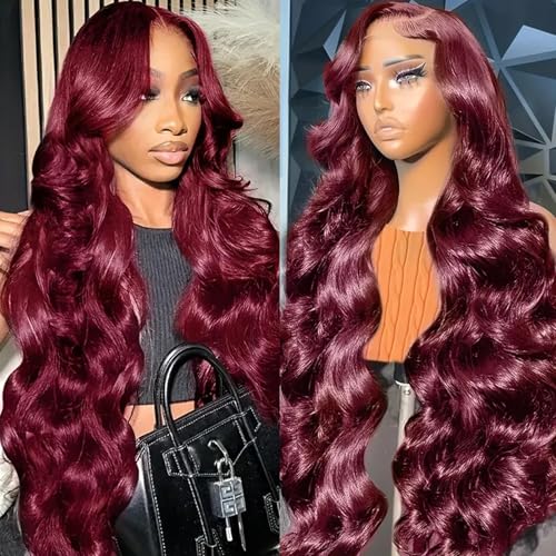 ULRICA 99j Burgundy 13x4 Body Wave