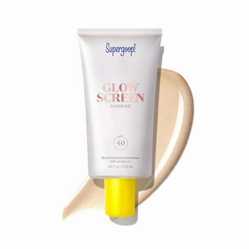 Supergoop! Glowscreen (SPF 40) - 2.5 fl oz - Glowy Primer + Broad Spectrum Tinted Sunscreen - Helps Filter Blue Light - Hydration - Hyaluronic Acid & Vitamin B5