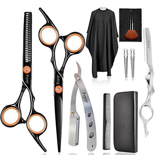 Fcysy Hair Scissors Thinning Shears Kit