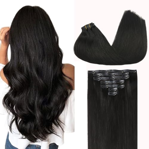 GOO GOO Clip in Hair Extensions Real Human Hair