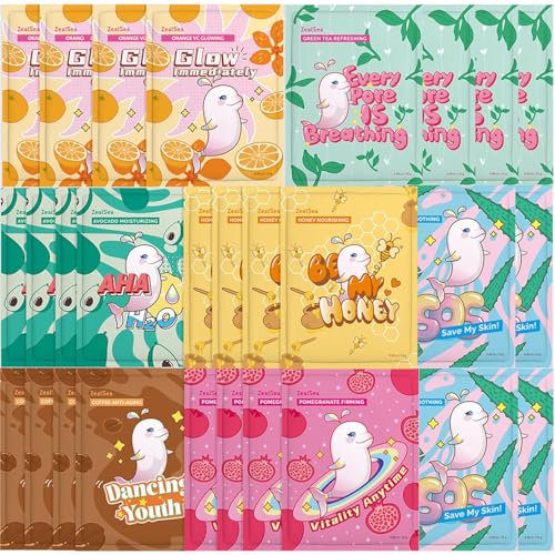 ZealSea Face Masks Skincare (28 Pack)