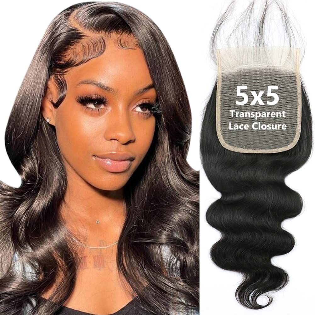 5x5 Transparent HD Closure Body Wave