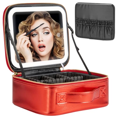 Extrei Gent Makeup Train Case (LED)