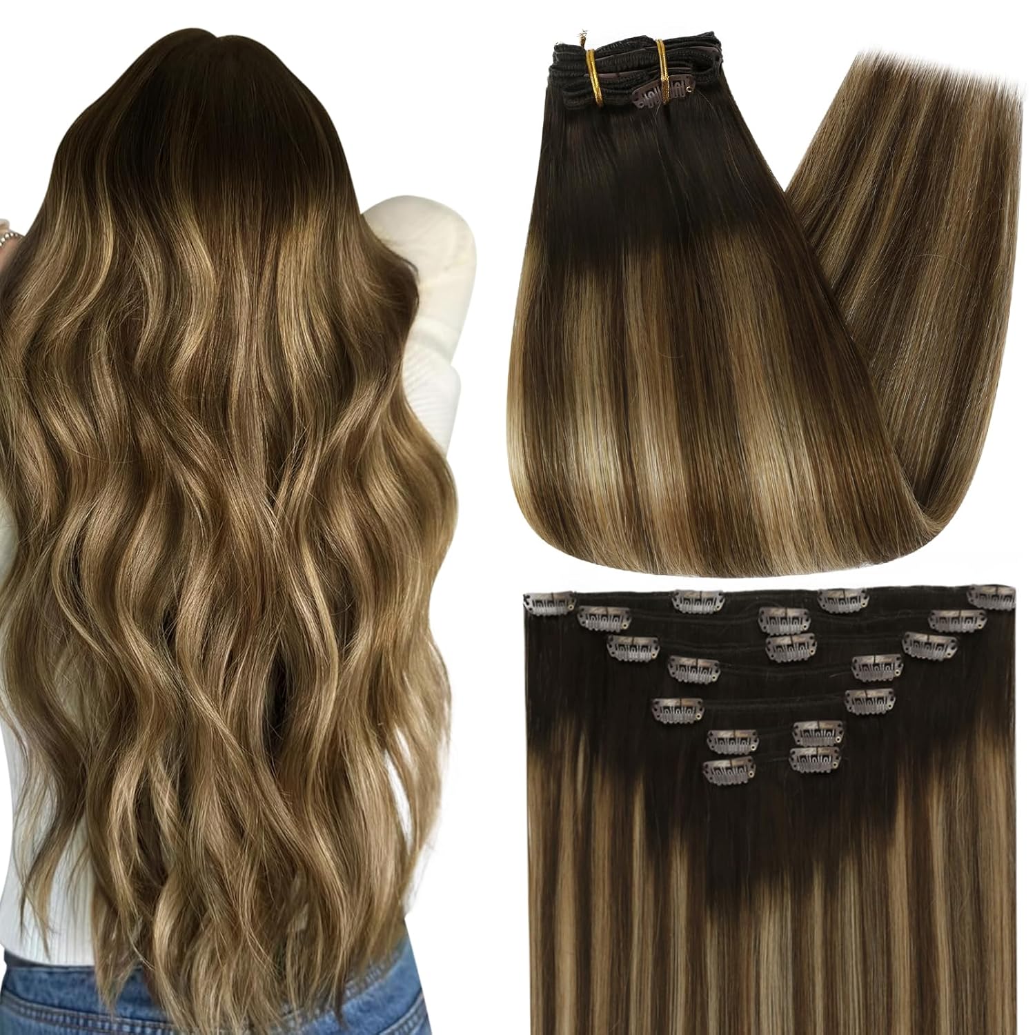 Full Shine Remy 12" Clip-Ins