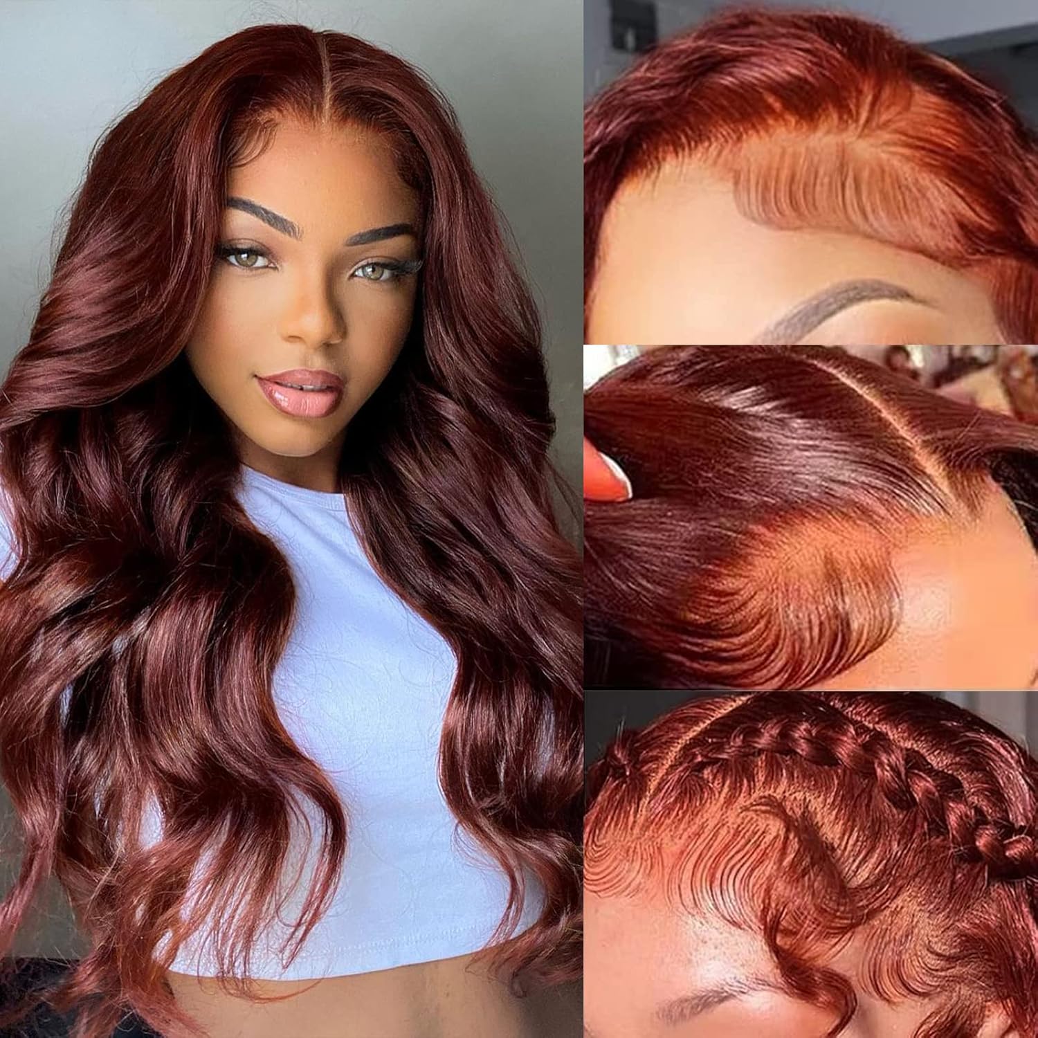 Avolo 20" Reddish Brown Lace Front Wig