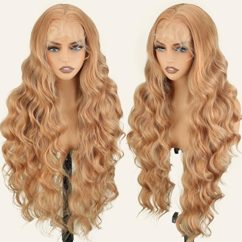 SOKU Strawberry Blonde 13x6 Lace Frontal Wig 32 Inch