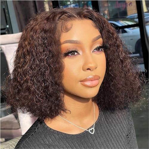 Hihmarm 13x4 HD Curly Bob 12"