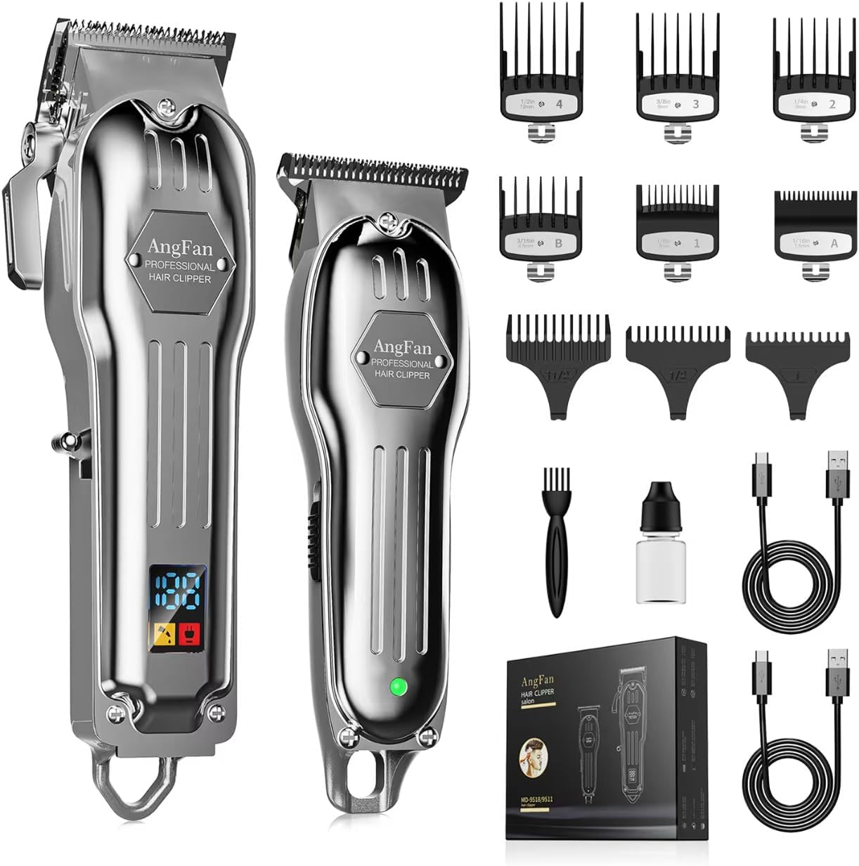 AngFan Professional Cordless Clippers