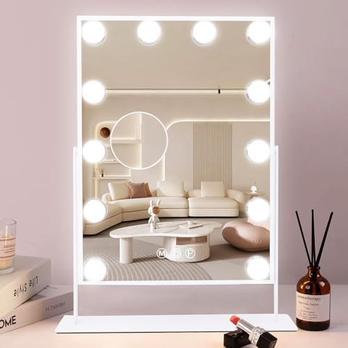 COOLJEEN 10X Lighted Mirror