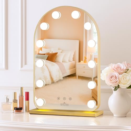 LUXFURNI Vanity Mirror with Lights