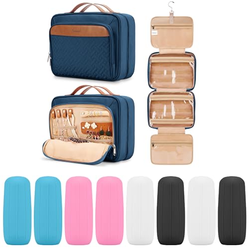 COOSKY Hanging Toiletry Bag (Navy)