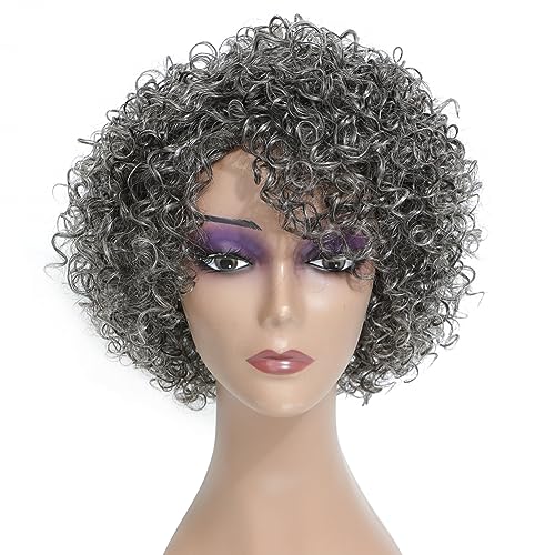 HUA Grey Glueless Wig