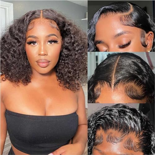 Curly BOB Wig Human Hair