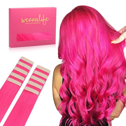 WENNALIFE Hot Pink Tape-Ins