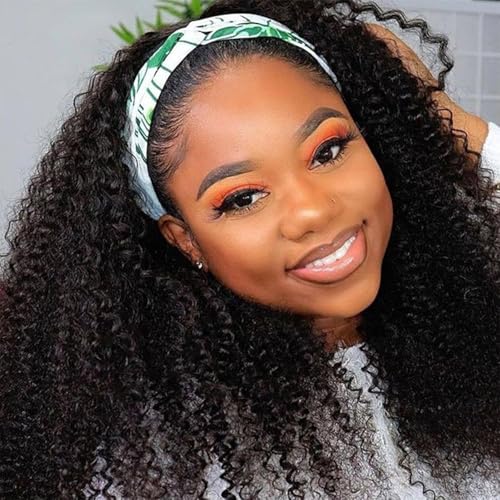 Kinky Curly Headband Wig 20 Inch