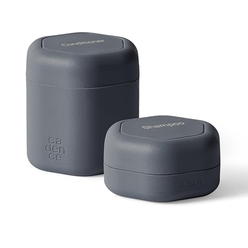 Cadence Travel Containers Basic Skincare Set (Charcoal)