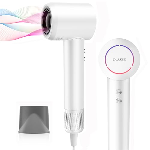 Hair Dryer, High Speed Ionic Blow Dryer with Brushless Motor for Fast Drying, Thermo-Control Quiet Hair Dryers for Women Men Kids, Small Portable Professional Hairdryer, Compact, Travel/Home/Salon