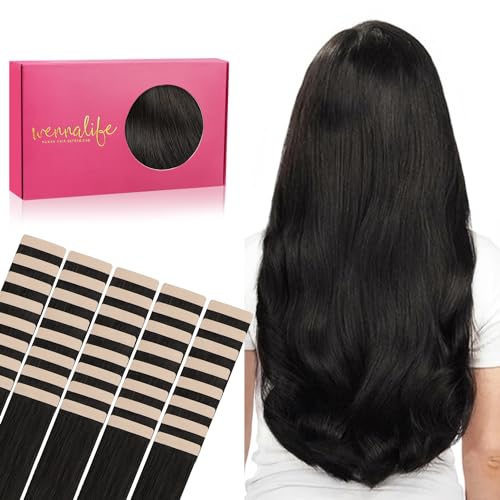 Wennalife Tape in Hair Extensions Human Hair
