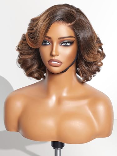 LUVME HAIR Brown Ombre Bob