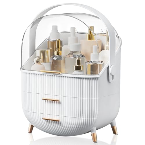 BTGGG Countertop Cosmetic Storage (White)
