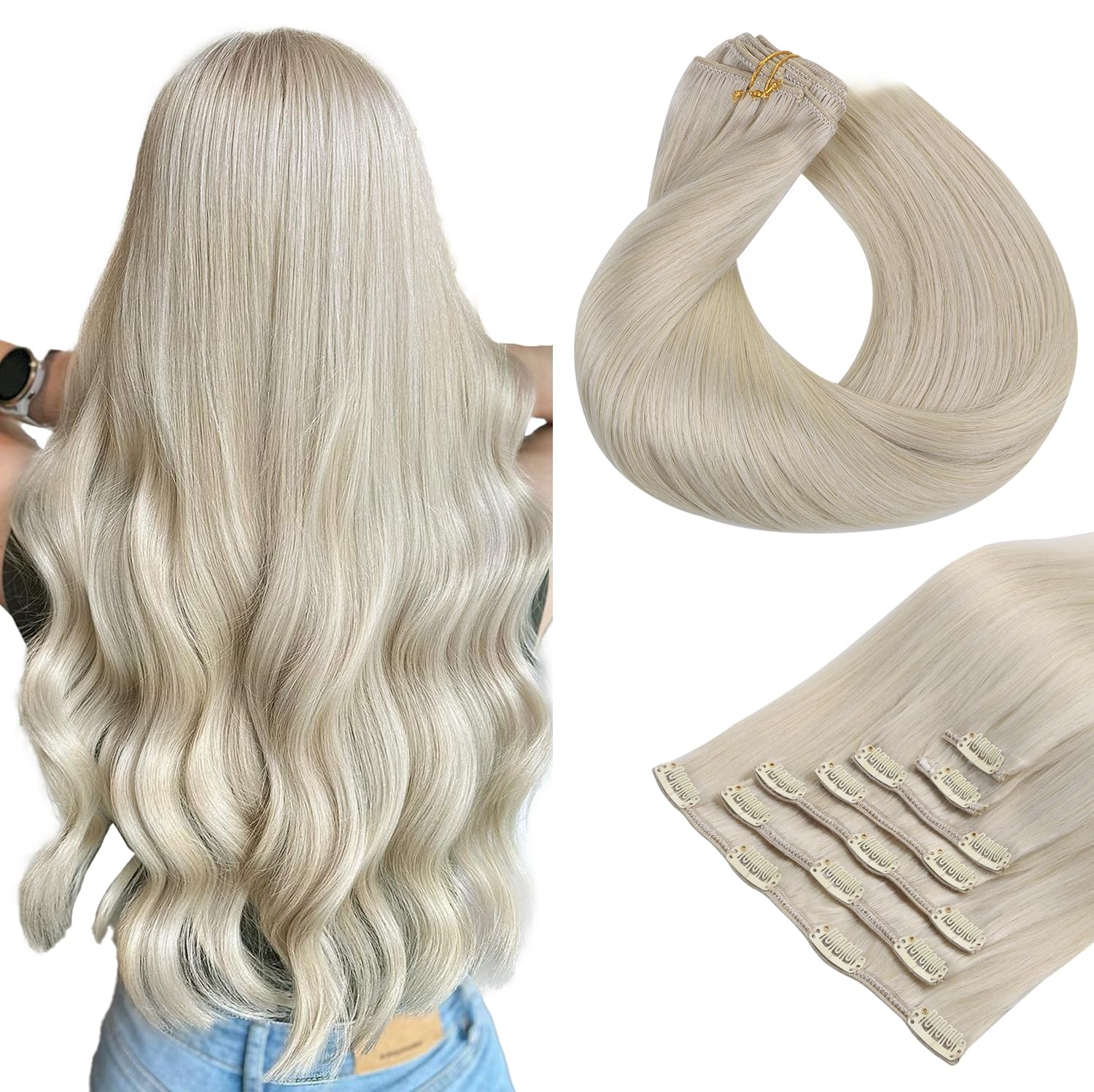 HOTBANANA 14 Inch Clip-Ins