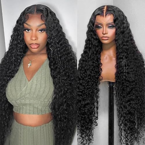 ABSFWIW 32Inch Deep Wave 13x4 HD Lace