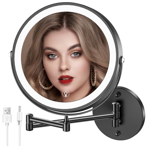 Wall Mounted Lighted Makeup Mirror - MNIENT