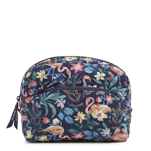 Vera Bradley Women's Cotton Large Cosmetic Makeup Organizer Bag