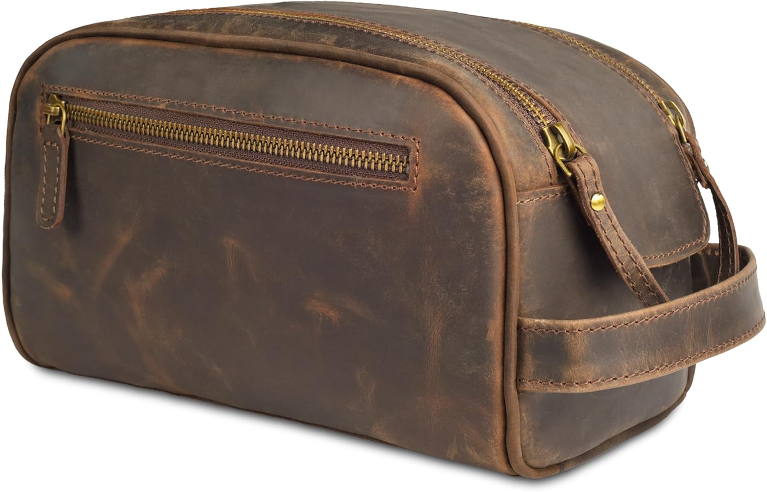 LEATHER VILLAGE Premium Toiletry Pouch