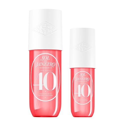 SOL DE JANEIRO Cheirosa Hair & Body Fragrance Mist Full Size and Travel Size Set - Home and Away Bundle - 8.1 & 3 fl oz Duo - Amazon Exclusive
