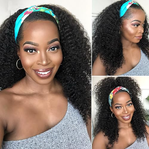 Headband Wig Kinky Curly 24"