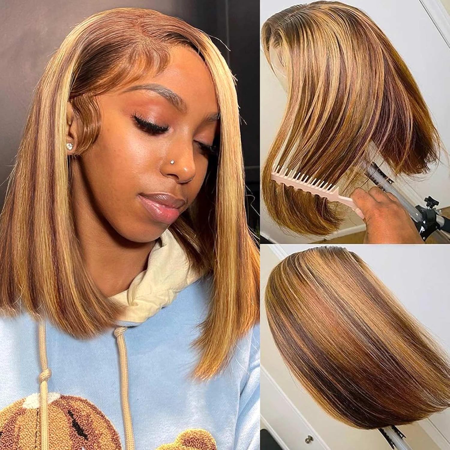 Hihmarm Ombre 13x4 Bob Wig
