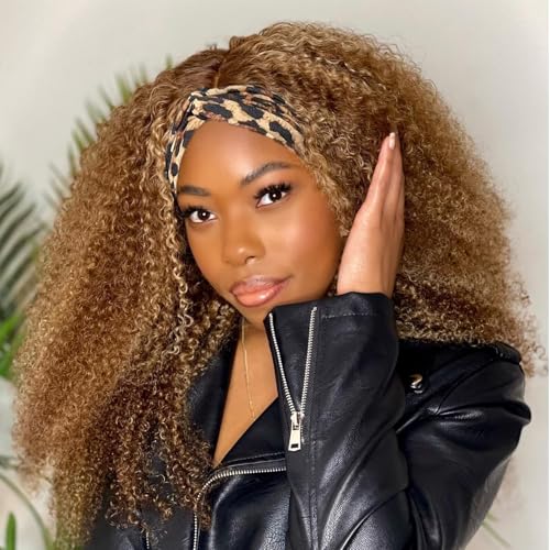 Ombre Highlight Headband Wig 18 Inch