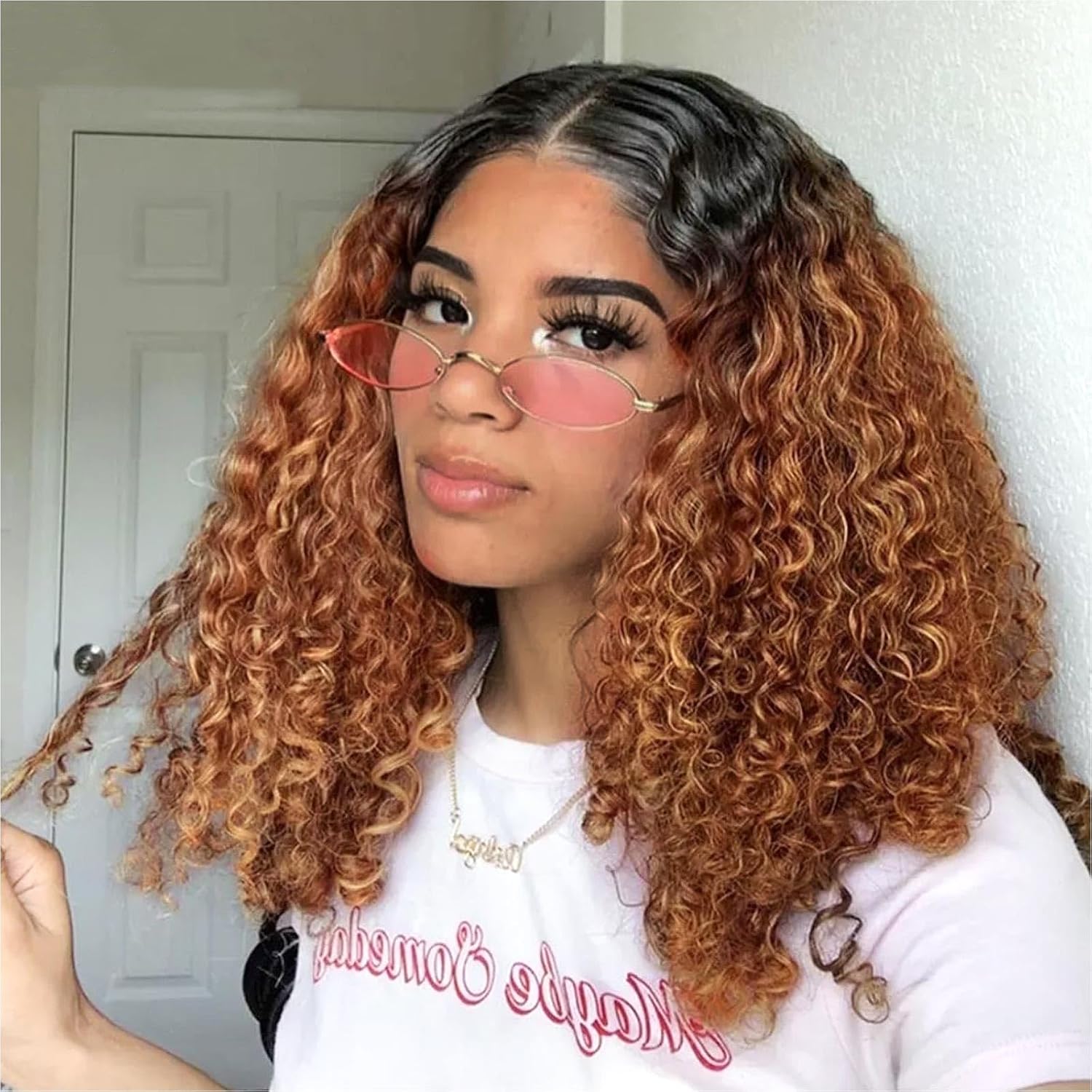HIRIREMY Curly Bob 14"