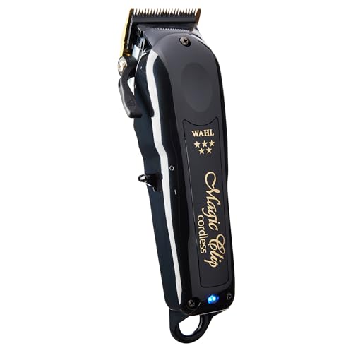 Wahl Professional 5 Star Series Magic Clip Cordless Hair Clipper, Stagger-Tooth Blade Professional Hair Trimmer with Attachments, 100+ Minute Run Time