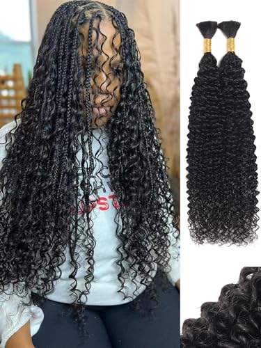 22 Inch Boho Human Hair Braiding Hair (YNiSew)