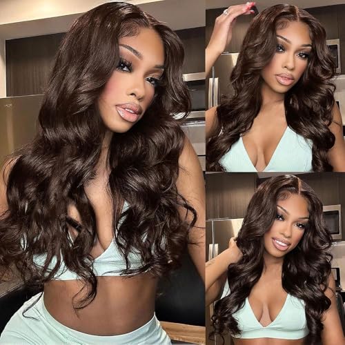 Brown Lace Front Wig Human Hair 13x4