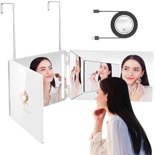 GLDDAO LED 3 Way Mirror