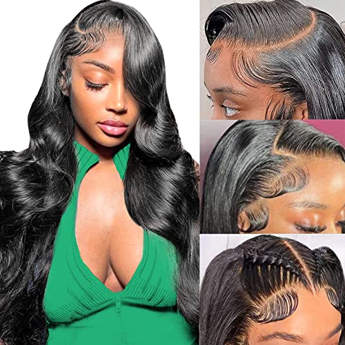 Body Wave Lace Front Wigs Human Hair (32")