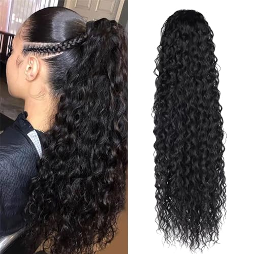 SAKALAKA Water Wave Drawstring Ponytail