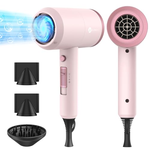 Slopehill Professional Ionic Hair Dryer (Pottery Pink & Rose Gold)
