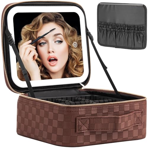 Extrei Gent Makeup Train Case (LED)