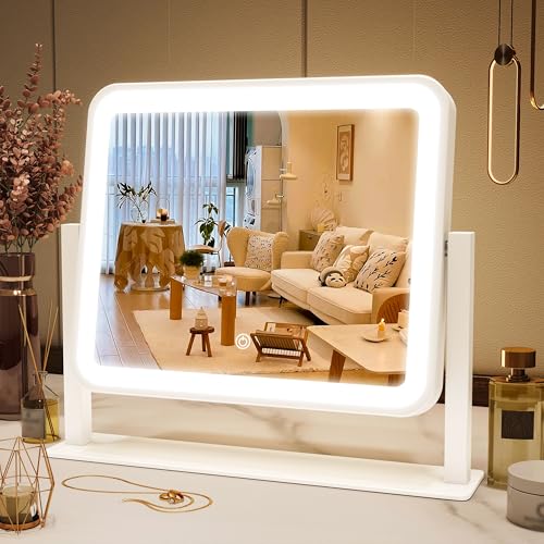 FENNIO Vanity Mirror with Lights 14"12"
